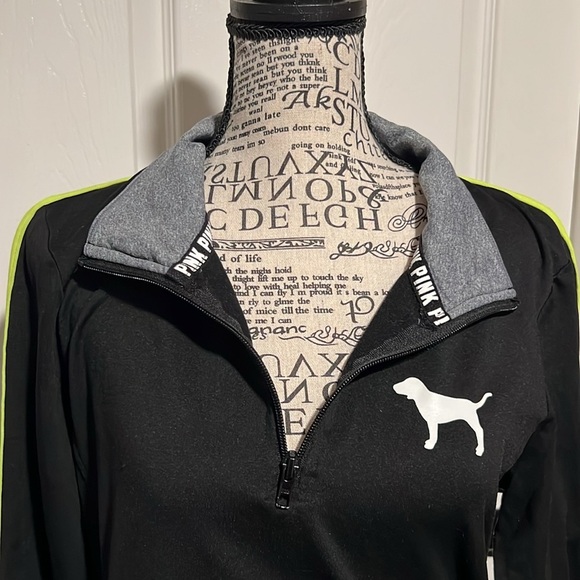 Victoria Secret Pink Ultimate Half Zip Up - Picture 5 of 6
